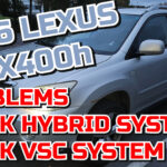 Lexus RX400h problem: Check hybrid system + Check VSC system, kom opp samtidlig!