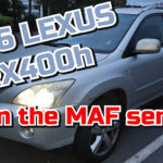 Lexus RX400h MAF sensor rengjøring